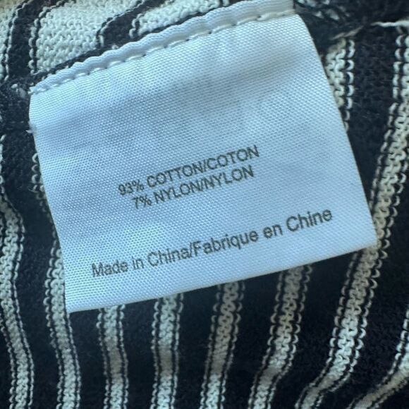 Tory Burch Lightweight Striped Elbow Patch Sweater - Picture 7 of 7